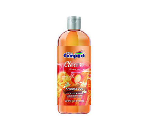 Compact შხაპის გელი AMBER & OUD 500 ML